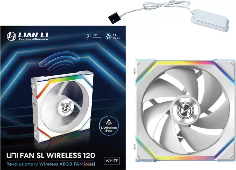 Вентилятор для корпуса Lian Li Uni Fan SL 120 Wireless G99.12SL1W1W.R0 фото
