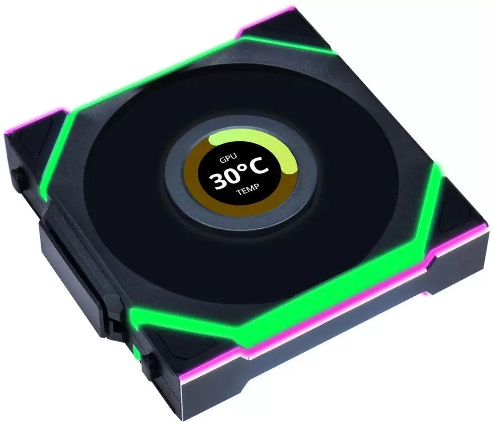 LIAN LI Uni Fan SL 120 Wireless LCD G99.12RSLLCD1W1B.R0