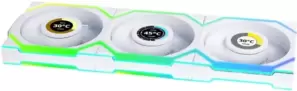 Комплект вентиляторов для корпуса с контроллером Lian Li Uni Fan SL 120 Wireless LCD Reverse G99.12RSLLCD1W3W.R0 фото