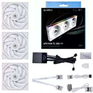 Комплект вентиляторов для корпуса с контроллером Lian Li Uni Fan TL 120 Triple Pack G99.12TL3W.00 фото