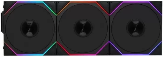 Комплект вентиляторов для корпуса с контроллером Lian Li Uni Fan TL 120 Wireless Reverse 12RTL1W3B G99.12RTL1W3B.R0 фото
