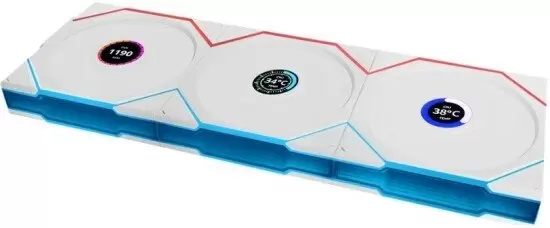 LIAN LI Uni Fan TL 120 Wireless Reverse 12RTLLCD1W3W G99.12RTLLCD1W3W.R0