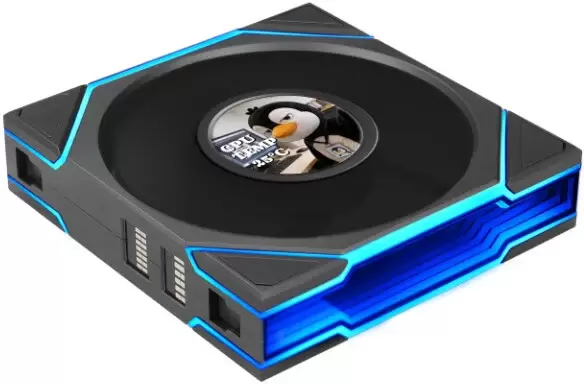 LIAN LI Uni Fan TL LCD Flex 120 Reverse 12RTLLCD1F1B G9F.12RTLLCD1F1B.R0