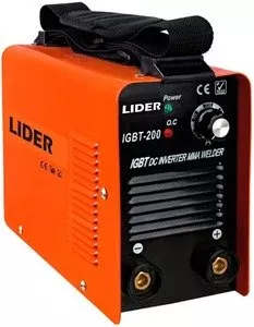 Сварочный инвертор LIDER IGBT-200 фото