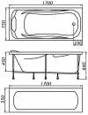 Акриловая ванна 1MarKa Dipsa 170x75  icon 3