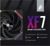 Комплект вентиляторов для корпуса 1stPlayer XF7 ARGB (3 шт, черный) icon 10