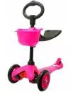 Самокат 21st scooter 3 in 1 pink icon