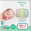 Подгузники Offspring Travel Pack NB 2-4кг / OF01NB3LMLA (3 шт) icon