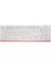 Клавиатура + мышь A4Tech Fstyler F1010 (белый/розовый) фото 2