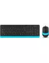 Проводной набор клавиатура + мышь A4Tech Fstyler F1010 Blue icon