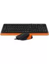 Проводной набор клавиатура + мышь A4Tech Fstyler F1010 Orange фото 4