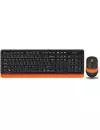 Набор клавиатура + мышь A4Tech Fstyler FG1010 (Black/Orange) icon