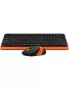 Набор клавиатура + мышь A4Tech Fstyler FG1010 (Black/Orange) фото 4