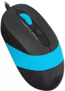 Мышь A4Tech Fstyler FM10S (черный/голубой) icon 2