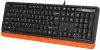 Клавиатура A4Tech Fstyler FKS10 (черный/оранжевый) фото 3