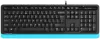 Клавиатура A4Tech Fstyler FKS10 (черный/синий) icon
