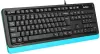 Клавиатура A4Tech Fstyler FKS10 (черный/синий) фото 3