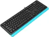 Клавиатура A4Tech Fstyler FKS10 (черный/синий) фото 4