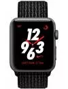 Умные часы Apple Watch Nike+ LTE 38mm Space Gray Aluminum Case with Black/Pure Platinum Nike Sport Loop (MQL82) фото 2