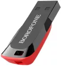 USB Flash Borofone BUD2 32GB (черный/красный) фото 3