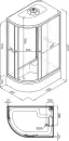 Душевой бокс Triton Коралл-Лайт 120x80 В (правосторонний) icon 3