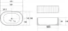 Умывальник Abber Bequem AC2116MW icon 4