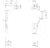 Душевая система Abber Weiss Insel AF8017B icon 3