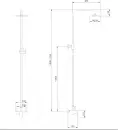 Душевая система Abber Weiss Insel AF8020B icon 3