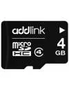 Карта памяти Addlink microSDHC 4Gb Class 4 (ad04GBMSH204) icon