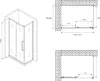 Душевой уголок Abber Schwarzer Diamant AG30160H-S85 icon 2