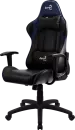 Кресло AeroCool AC100 AIR (черный/синий) фото 2