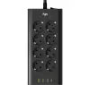 Сетевой фильтр Agni TP-FA4U8E-C-5m-black (5м, 8 розеток, черный) icon