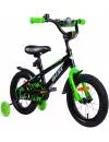 Велосипед детский AIST Pluto 14 (черный/зеленый, 2019) фото 2