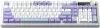 Клавиатура Ajazz AK980 Screen Version (белый/сиреневый/синий, Merrard Switch) icon 3