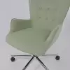 Офисное кресло AksHome Bella Chrome Velluto 30 (велюр/оливковый) icon 2