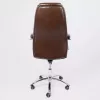 Офисное кресло AksHome Kapral (натуральная кожа, коричневый) фото 4