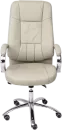 Кресло AksHome King A (кожа/кремовый) фото 2