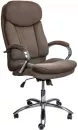 Офисное кресло AksHome Leonardo (ткань, коричневый) фото 6