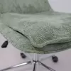 Кресло офисное AksHome Lola (зеленая рогожка GY91-14/хром) icon 2