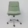 Кресло офисное AksHome Lola (зеленая рогожка GY91-14/хром) icon 4