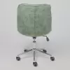 Кресло офисное AksHome Lola (зеленая рогожка GY91-14/хром) icon 5