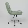 Кресло офисное AksHome Lola (зеленая рогожка GY91-14/хром) icon 6