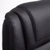 Кресло AksHome Octavian Chrome (экокожа, черный) фото 7