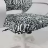 Офисное кресло AksHome Ricci New White (черно-белый диор) icon 3