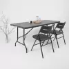 Кемпинговый стол AksHome Складной 180х76х74 (темно-серый) фото 8