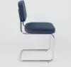 Офисный стул AksHome Славия Люкс Kiton 707 (синий велюр/хром) icon 3