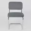 Офисный стул AksHome Славия Люкс Kiton 711 (серый велюр/хром) icon 3