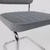 Офисный стул AksHome Славия Люкс Kiton 711 (серый велюр/хром) icon 7