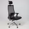 Офисное кресло AksHome SynchroSit NL-SL3 (сетка/экокожа, черный) icon 2