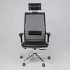 Офисное кресло AksHome SynchroSit NL-SL3 (сетка/экокожа, черный) icon 6